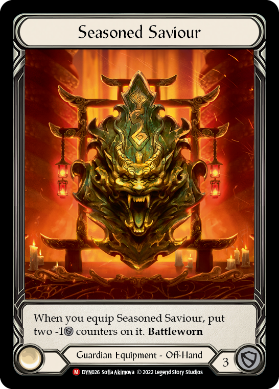 Seasoned Saviour [DYN026] (Dynasty)  Rainbow Foil | GnG Games