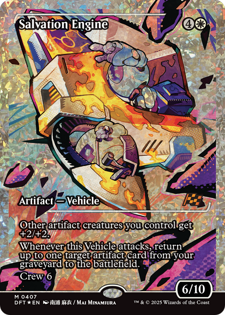 Salvation Engine (Showcase) (Fracture Foil) [Aetherdrift] | GnG Games