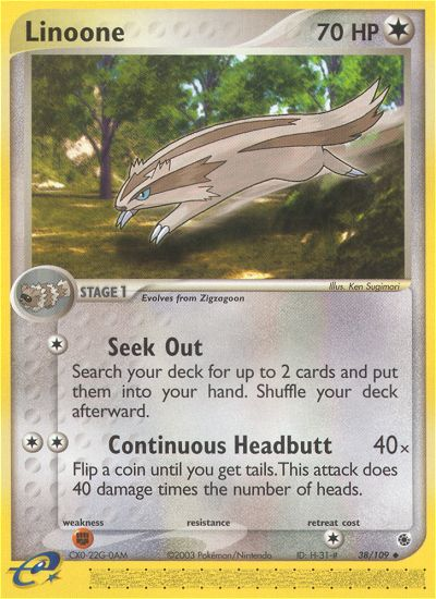 Linoone (38/109) [EX: Ruby & Sapphire] | GnG Games