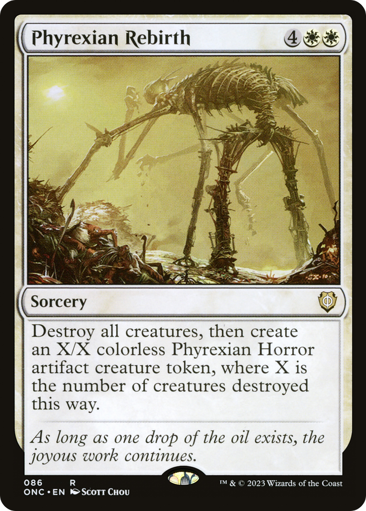Phyrexian Rebirth [Phyrexia: All Will Be One Commander] | GnG Games