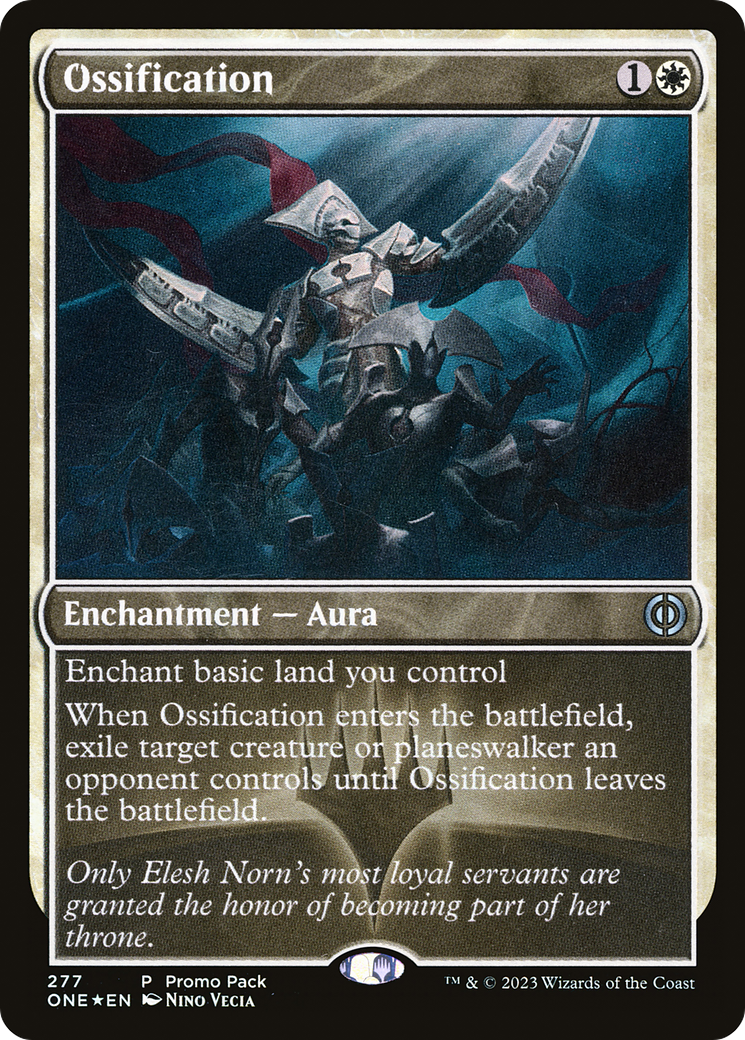 Ossification (Promo Pack) [Phyrexia: All Will Be One Promos] | GnG Games