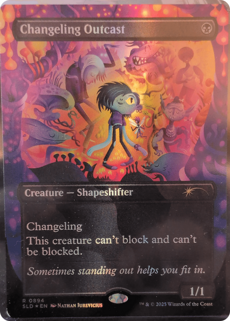 Changeling Outcast (Rainbow Foil) [Secret Lair Drop Series] | GnG Games