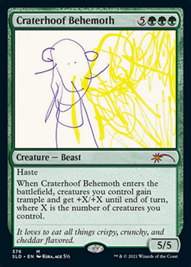 Craterhoof Behemoth (376) [Secret Lair Drop Series] | GnG Games