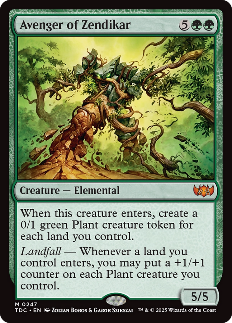 Avenger of Zendikar [Tarkir: Dragonstorm Commander] | GnG Games