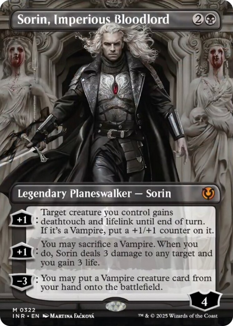 Sorin, Imperious Bloodlord (Borderless) [Innistrad Remastered] | GnG Games