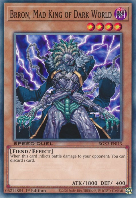 Brron, Mad King of Dark World [SGX3-ENI13] Common | GnG Games