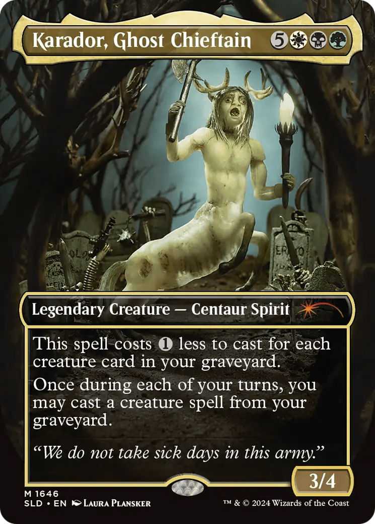 Karador, Ghost Chieftain (Rainbow Foil) [Secret Lair Drop Series] | GnG Games