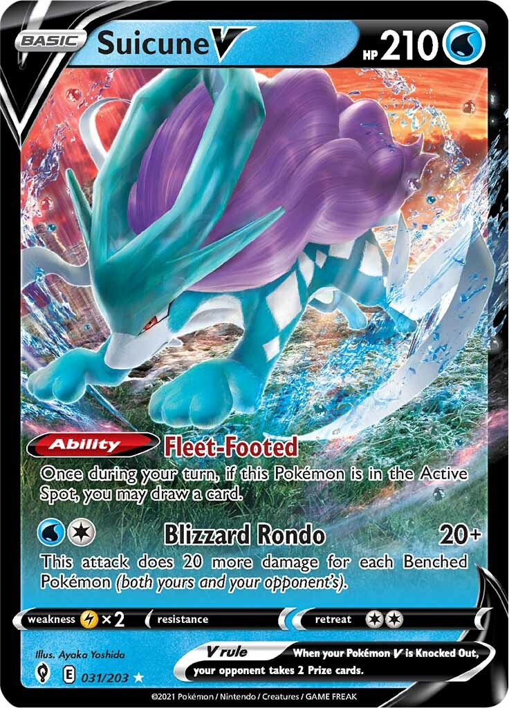 Suicune V (031/203) [Sword & Shield: Evolving Skies] | GnG Games