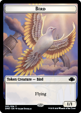 Bird Token [Dominaria Remastered Tokens] | GnG Games