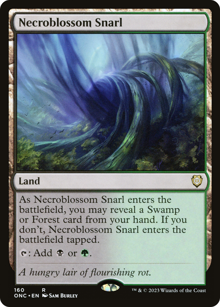 Necroblossom Snarl [Phyrexia: All Will Be One Commander] | GnG Games