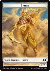 Spirit (0006) // Spirit (0007) Double-Sided Token [Tarkir: Dragonstorm Tokens] | GnG Games