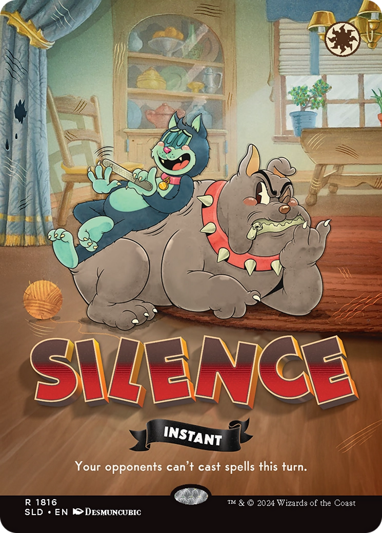 Silence (1816) (Rainbow Foil) [Secret Lair Drop Series] | GnG Games