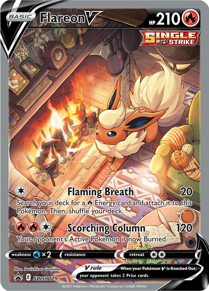 Flareon V (SWSH179) [Sword & Shield: Black Star Promos] | GnG Games