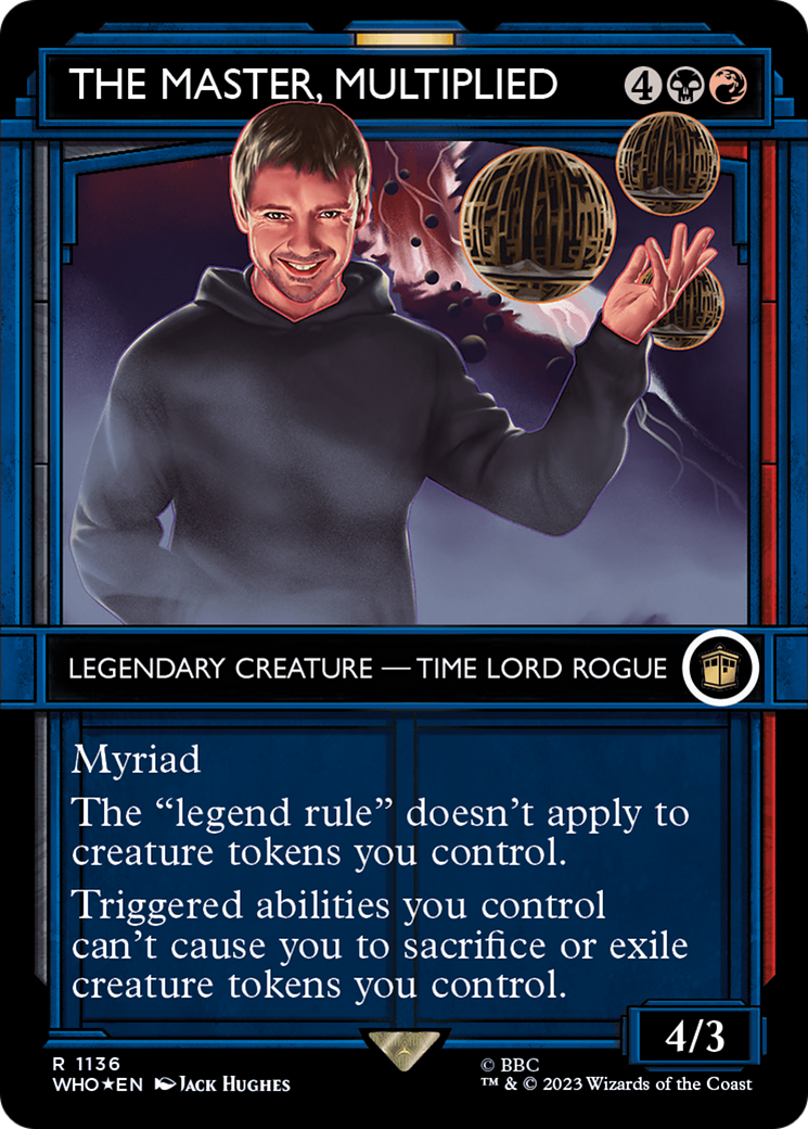 The Master, Multiplied (Showcase) (Surge Foil) [Doctor Who] | GnG Games