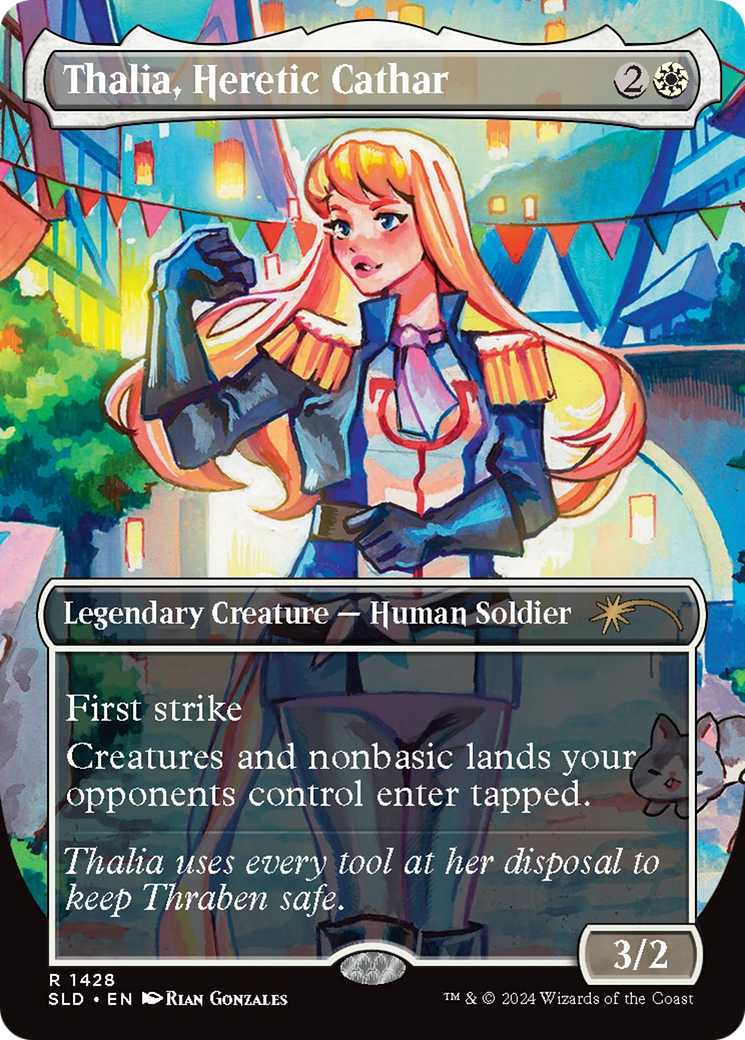 Thalia, Heretic Cathar (Rainbow Foil) [Secret Lair Drop Series] | GnG Games