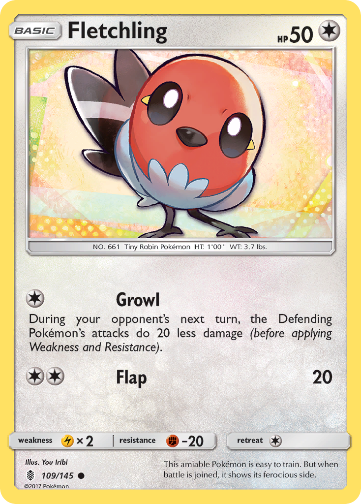 Fletchling (109/145) [Sun & Moon: Guardians Rising] | GnG Games