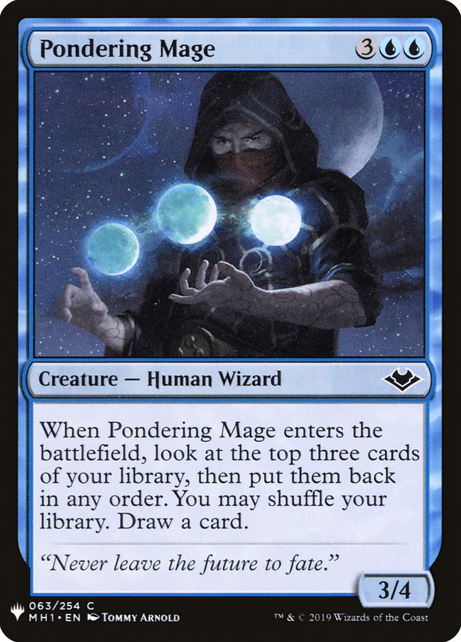 Pondering Mage [Mystery Booster] | GnG Games