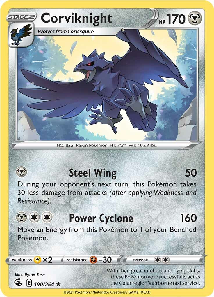 Corviknight (190/264) [Sword & Shield: Fusion Strike] | GnG Games