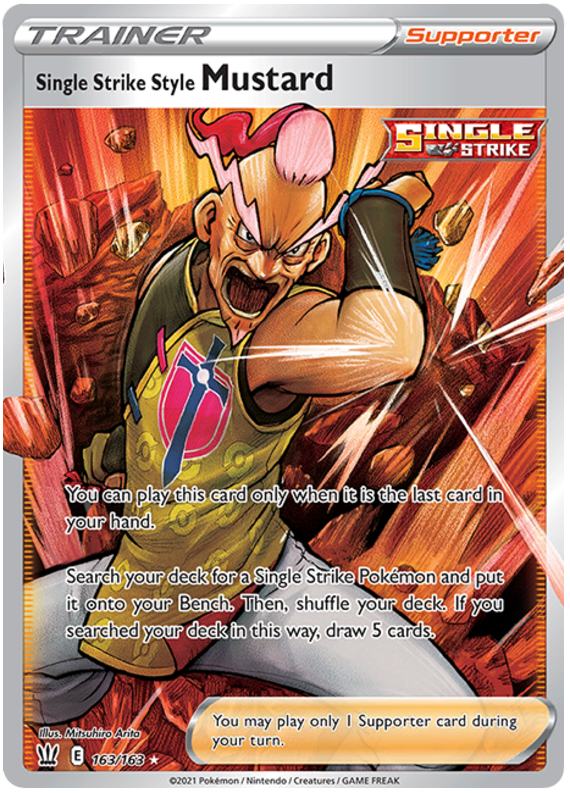 Single Strike Style Mustard (163/163) [Sword & Shield: Battle Styles] | GnG Games