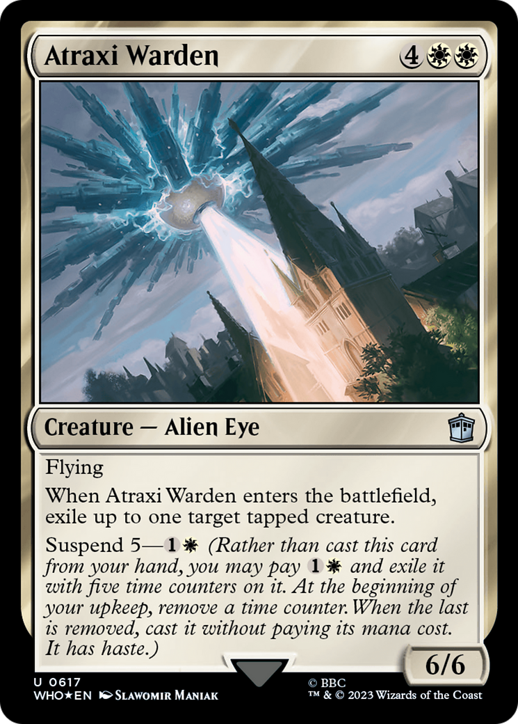 Atraxi Warden (Surge Foil) [Doctor Who] | GnG Games