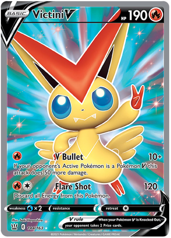 Victini V (144/163) [Sword & Shield: Battle Styles] | GnG Games