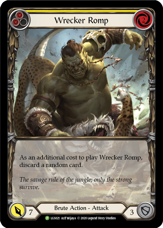 Wrecker Romp (Yellow) [LGS021] (Promo)  Rainbow Foil | GnG Games