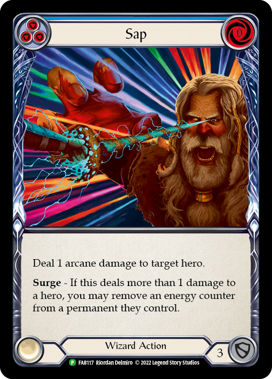 Sap (Blue) [FAB117] (Promo)  Rainbow Foil | GnG Games