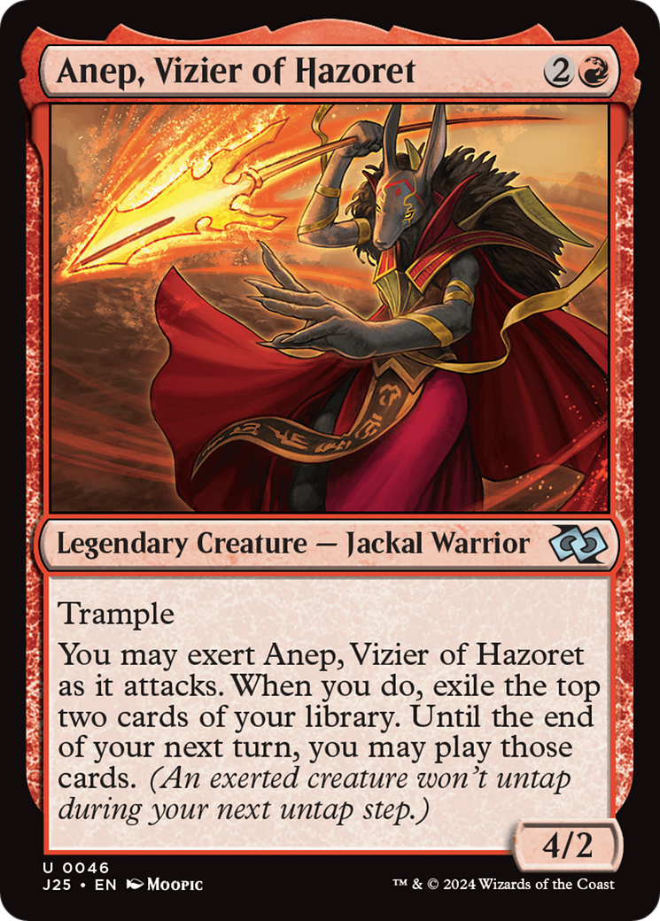 Anep, Vizier of Hazoret (Anime) [Foundations Jumpstart] | GnG Games