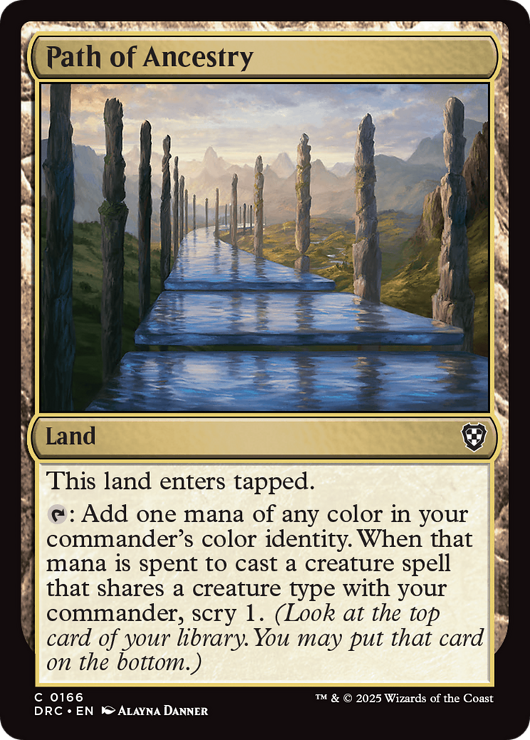 Path of Ancestry (0166) [Aetherdrift Commander] | GnG Games