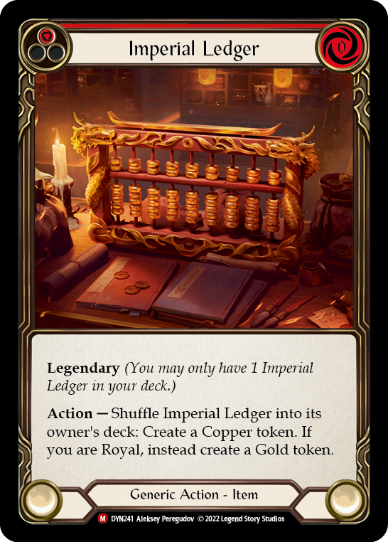 Imperial Ledger [DYN241] (Dynasty)  Rainbow Foil | GnG Games
