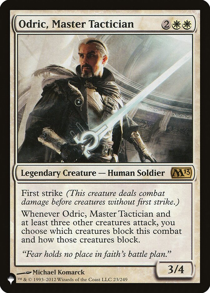 Odric, Master Tactician [The List] | GnG Games