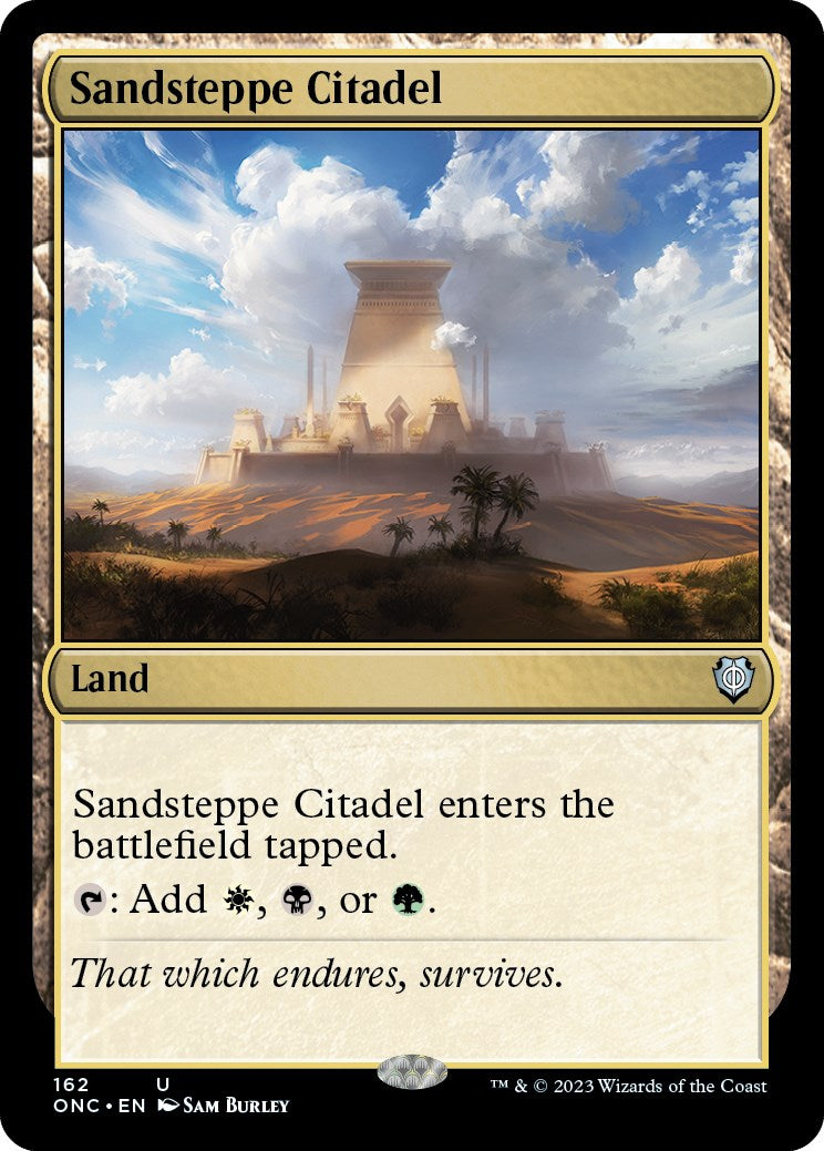Sandsteppe Citadel [Phyrexia: All Will Be One Commander] | GnG Games
