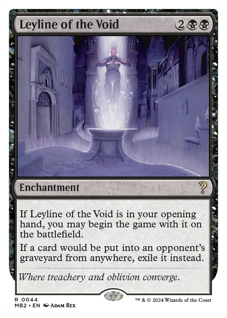 Leyline of the Void (White Border) [Mystery Booster 2] | GnG Games