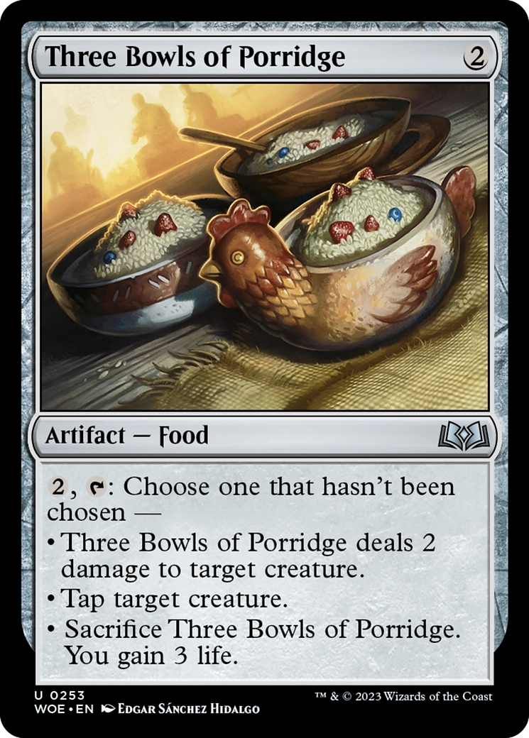 Three Bowls of Porridge [Wilds of Eldraine] | GnG Games