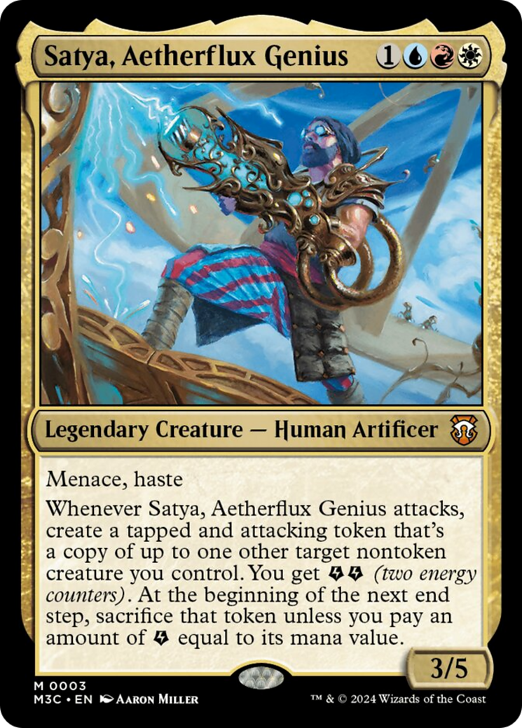 Satya, Aetherflux Genius [Modern Horizons 3 Commander] | GnG Games