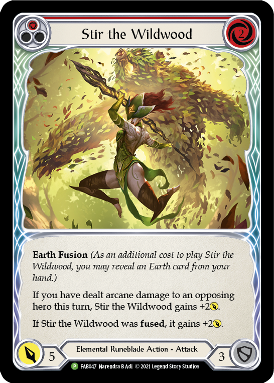 Stir the Wildwood [FAB047] (Promo)  Rainbow Foil | GnG Games