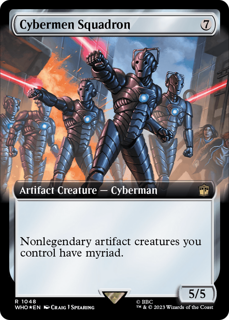 Cybermen Squadron (Extended Art) (Surge Foil) [Doctor Who] | GnG Games