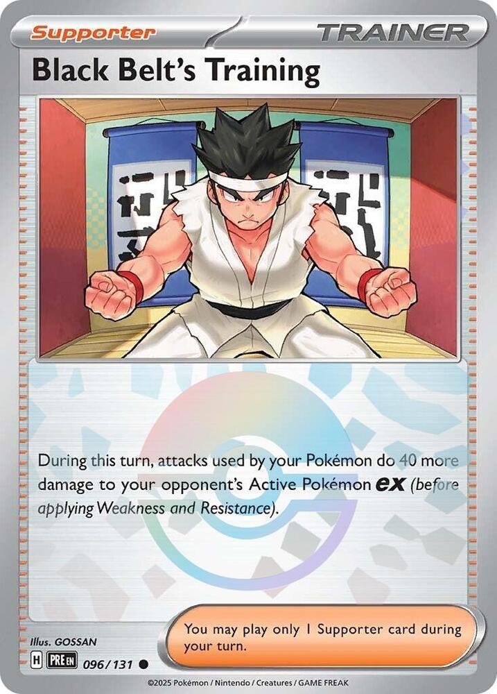 Black Belt's Training (096/131) (Poke Ball Pattern) [Scarlet & Violet: Prismatic Evolutions] | GnG Games