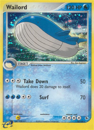 Wailord (14/109) [EX: Ruby & Sapphire] | GnG Games