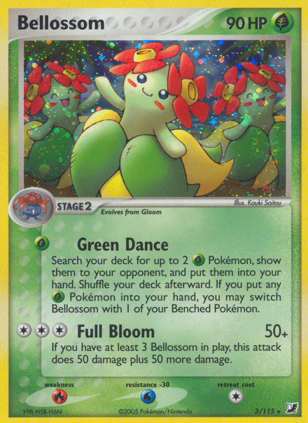 Bellossom (3/115) [EX: Unseen Forces] | GnG Games