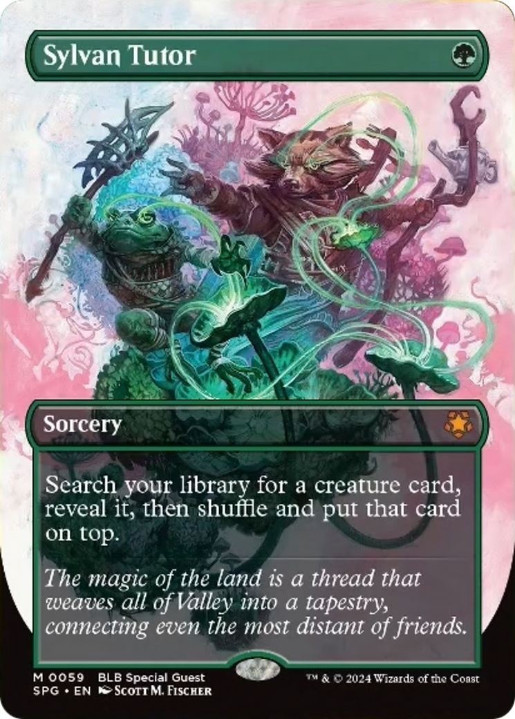Sylvan Tutor (Borderless) [Bloomburrow Special Guests] | GnG Games
