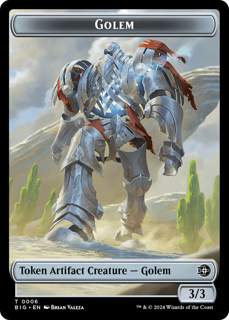 Golem Token [Outlaws of Thunder Junction: The Big Score Tokens] | GnG Games