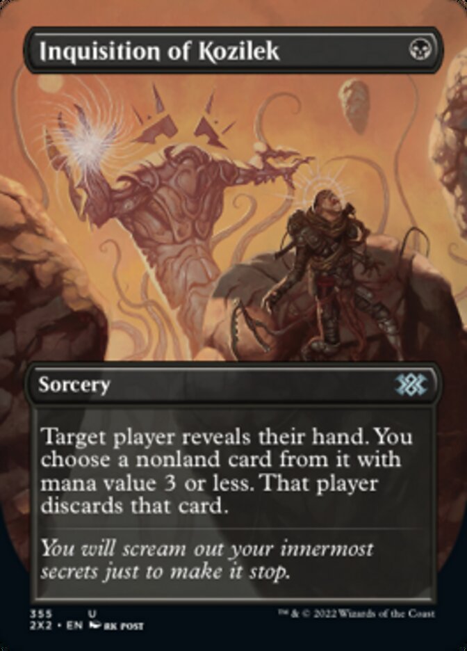 Inquisition of Kozilek (Borderless Alternate Art) [Double Masters 2022] | GnG Games
