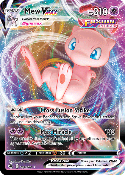 Mew VMAX (114/264) [Sword & Shield: Fusion Strike] | GnG Games