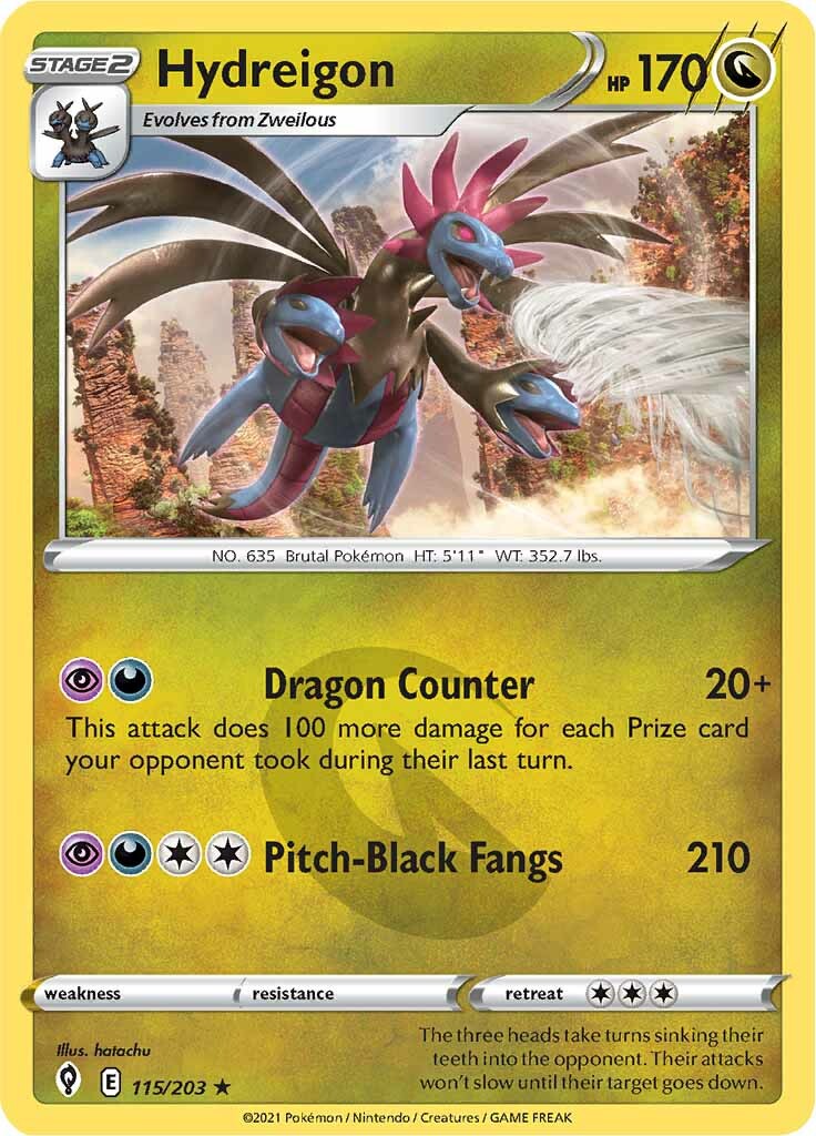 Hydreigon (115/203) [Sword & Shield: Evolving Skies] | GnG Games