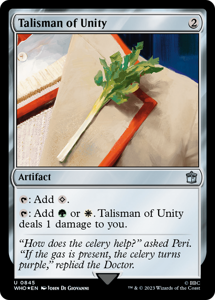 Talisman of Unity (Surge Foil) [Doctor Who] | GnG Games