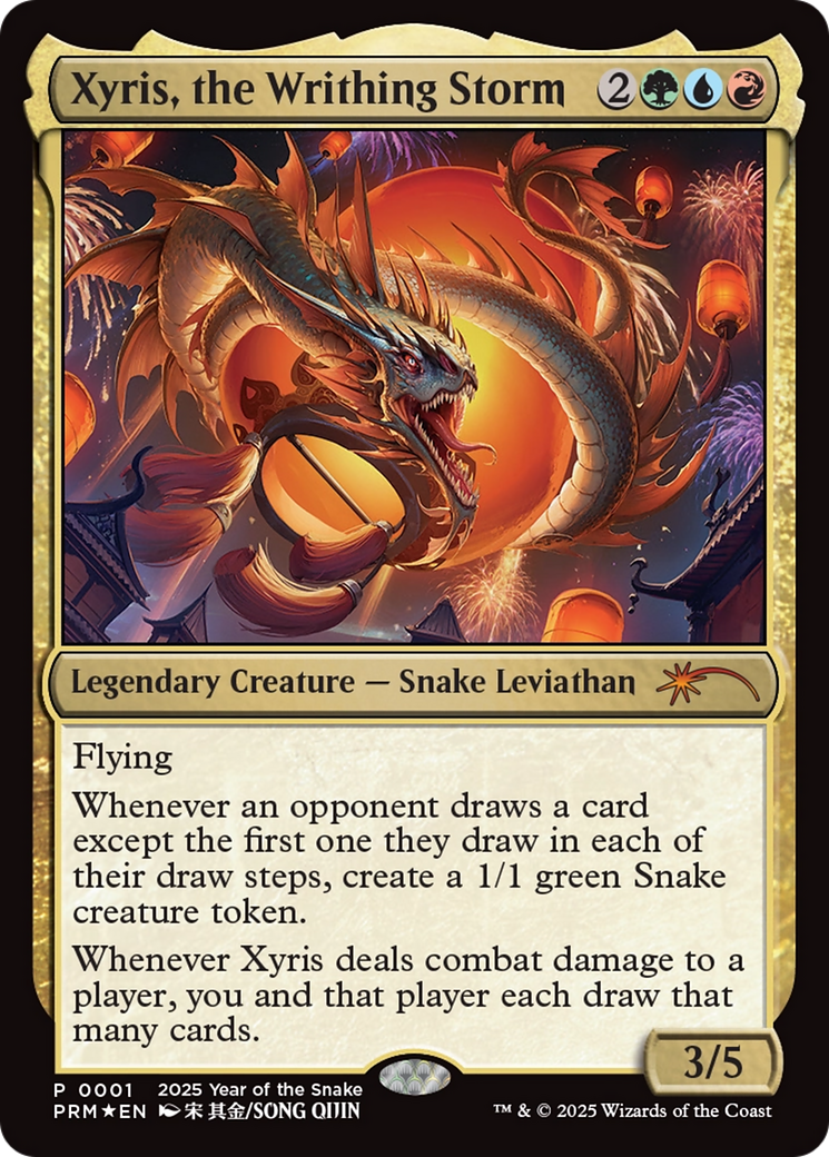 Xyris, the Writhing Storm (Year of the Snake 2025) [Standard Showdown Promos] | GnG Games