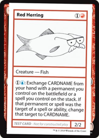 Red Herring (2021 Edition) [Mystery Booster Playtest Cards] | GnG Games