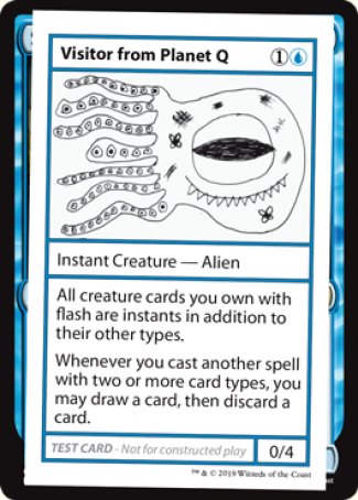 Visitor from Planet Q (2021 Edition) [Mystery Booster Playtest Cards] | GnG Games
