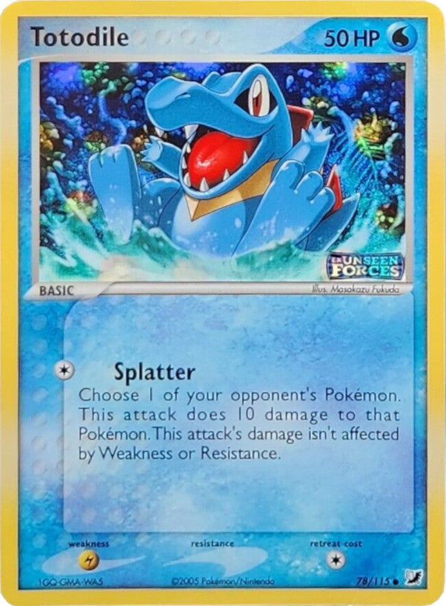 Totodile (78/115) (Stamped) [EX: Unseen Forces] | GnG Games